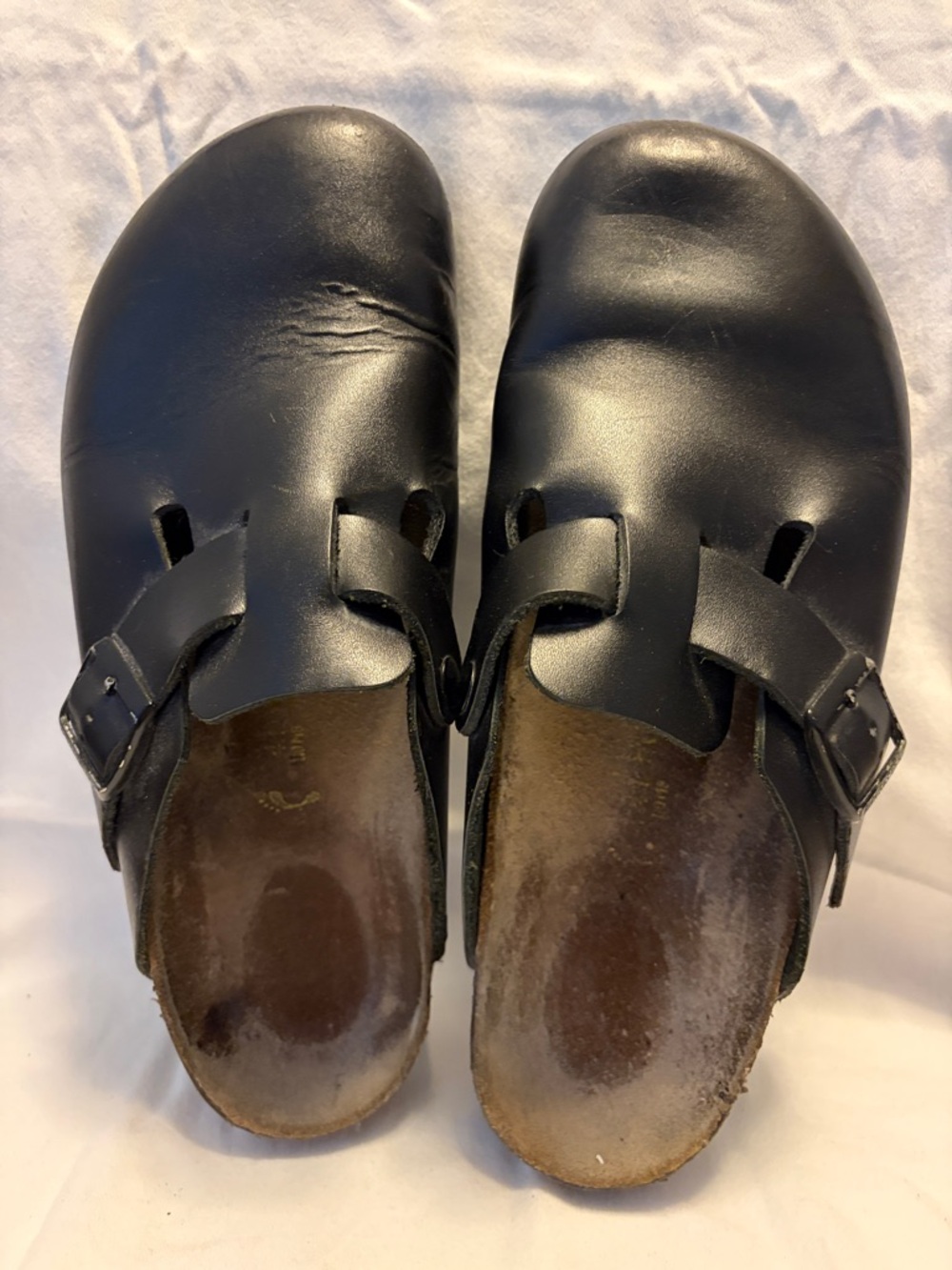 Birkenstock clogs- black leather